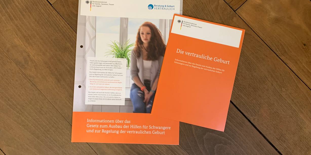 Vertrauliche Geburt Beratung Titelbild